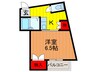 堂山ハイツＢ棟 1Kの間取り