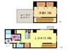 ベル・アビタシオン 1LDKの間取り
