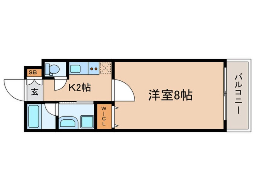 間取図 クレドール洛南ｌｅｇｅｎｄ
