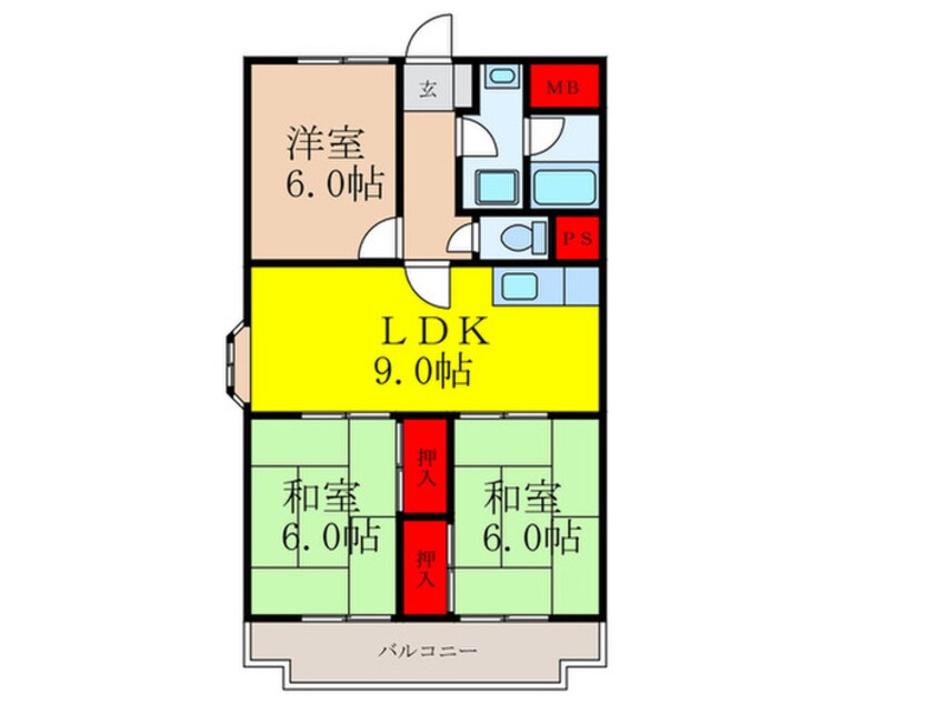 間取図 マンションcity