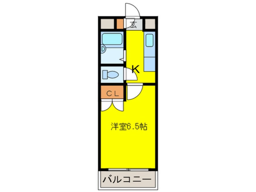 間取図 少林寺ＴＫハイツ