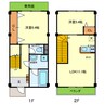 ﾌﾟﾚｼﾞｰﾙ青山 2LDKの間取り