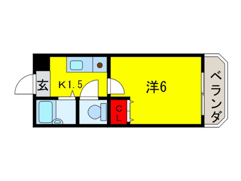 間取図 ＵＰ－ＲＯＡＲ