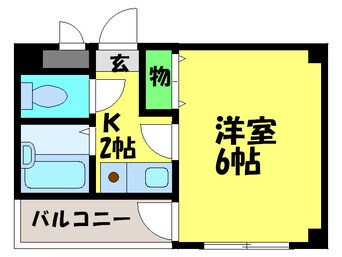 間取図 ＵＰ－ＲＯＡＲ