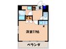 荒川ビル 1Rの間取り