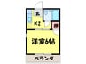 堀川ハイツ 1Kの間取り