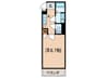 UresidenceUESHIO 1Kの間取り