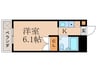 ネオパルマ 1Kの間取り