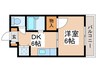 太平パシフィック平野第19ビル 1DKの間取り