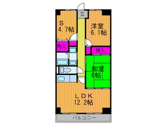 間取図 アステ－ル住道