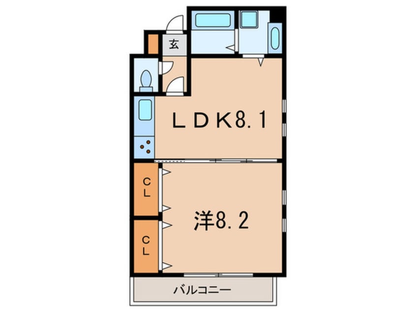 間取図 フォルム芦屋アヴァンセ