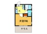 Ｖｉｎｅ　Ｏａｋ　Ｃｈｉｅｎｏ 1Kの間取り