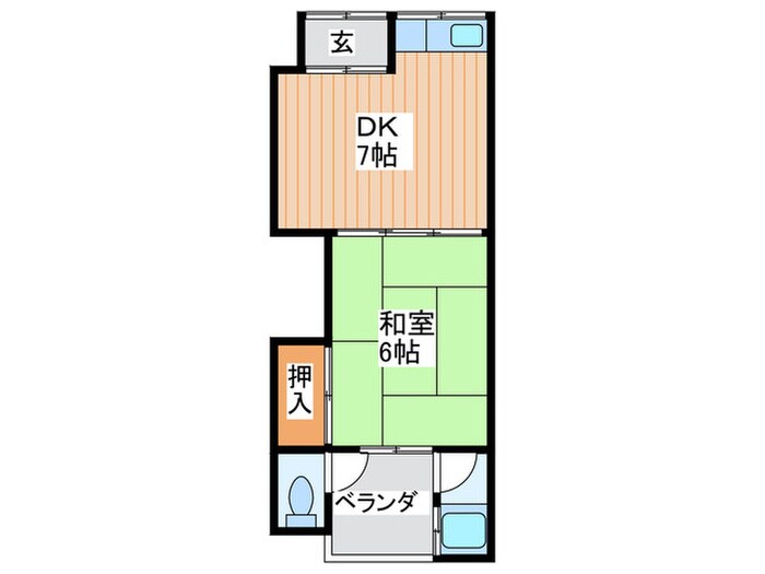 間取り図 西川第２住宅