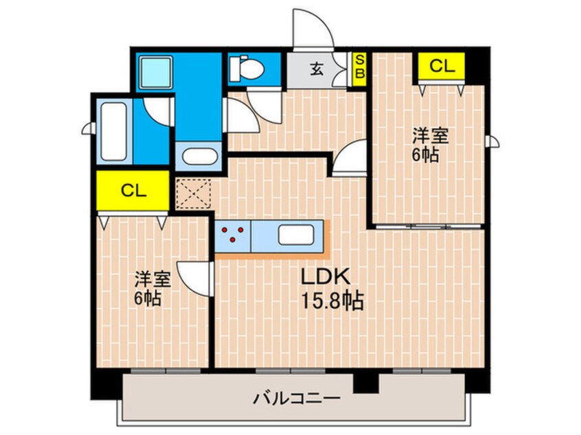 間取図 エクセレンス藤井