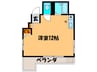 マンション若松 1Rの間取り