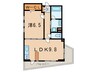 麓Ａｓｈｉｙａ 1LDKの間取り