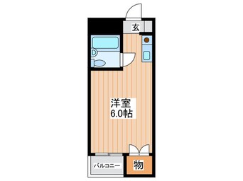 間取図 プレイズドールアサヒ