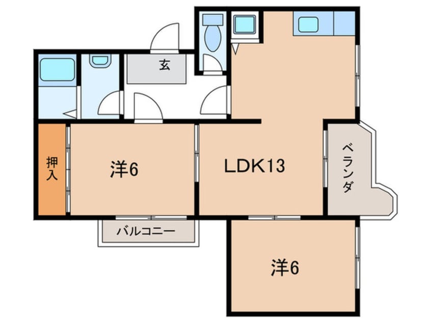間取図 芝ノ宮マンション