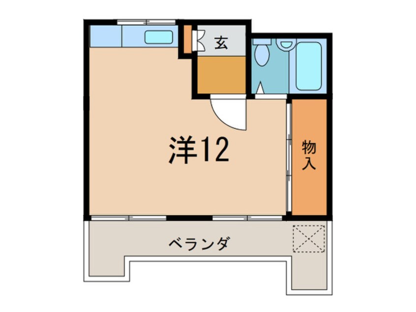 間取図 コンフィメゾン中山寺