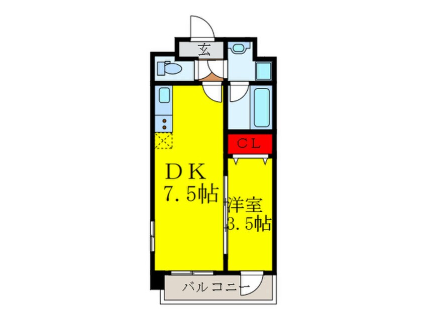 間取図 Prosper Esaka479