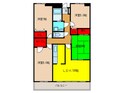 フェルザ住道の間取図
