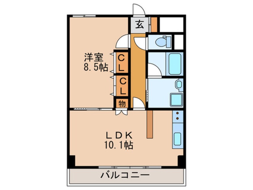 間取図 ガーデンレジデンス田川