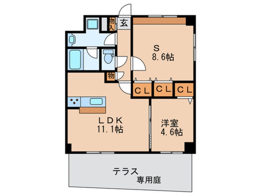 間取図 ガーデンレジデンス田川