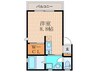 EXSONIA湊川 1Rの間取り