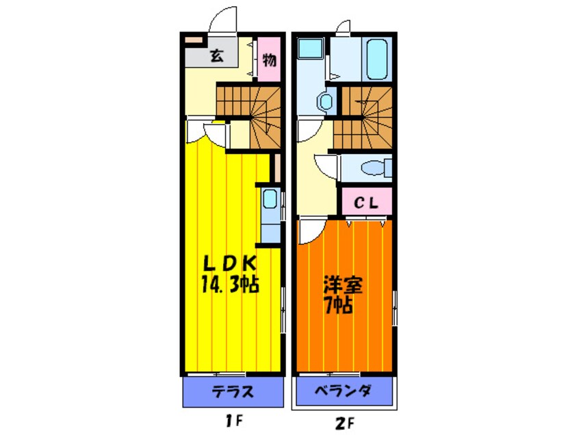 間取図 メゾン・ド・プルニエ