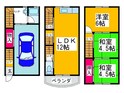 タウンハウス藤井寺Ⅰの間取図