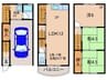 タウンハウス藤井寺Ⅰ 3LDKの間取り