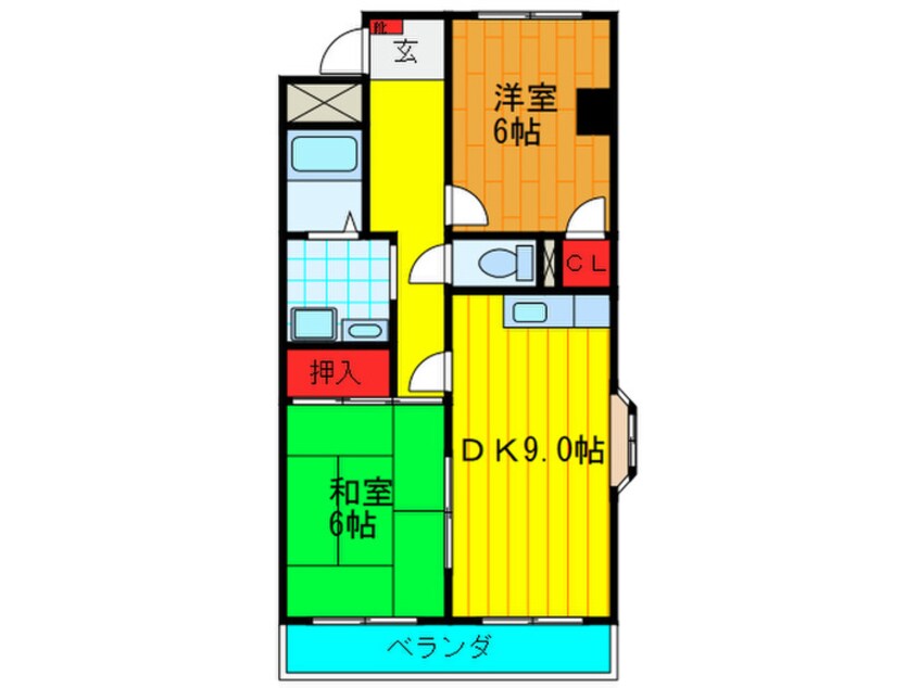 間取図 冨士栄町マンション