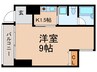 パラツェット 1Kの間取り