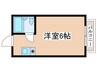 ラパンジ－ル阿倍野 1Rの間取り