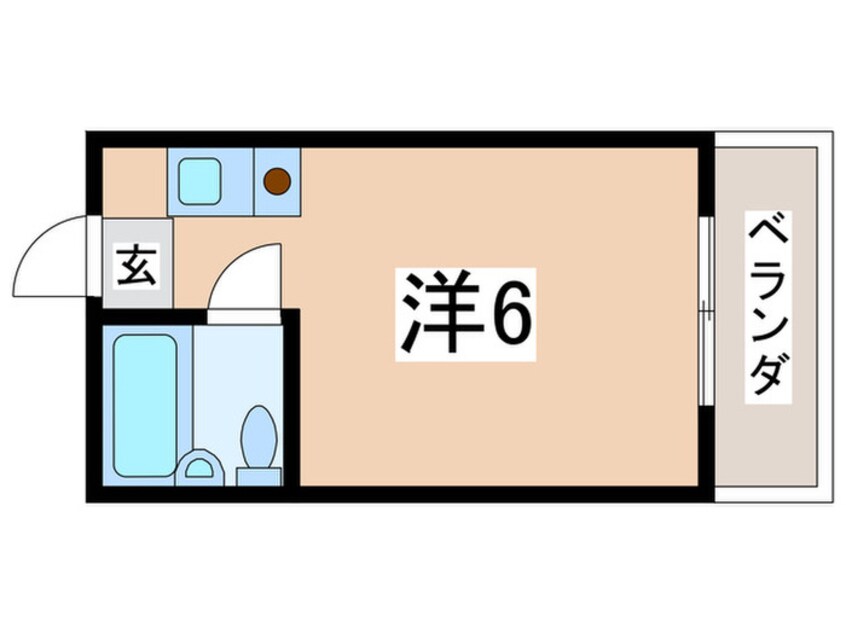 間取図 ラパンジ－ル阿倍野
