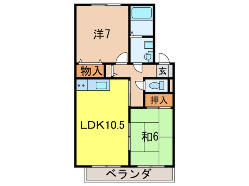 間取図 ルミエール北夙川　Ａ棟