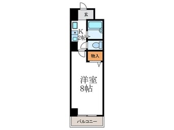 間取図 北白川モ－リシャス