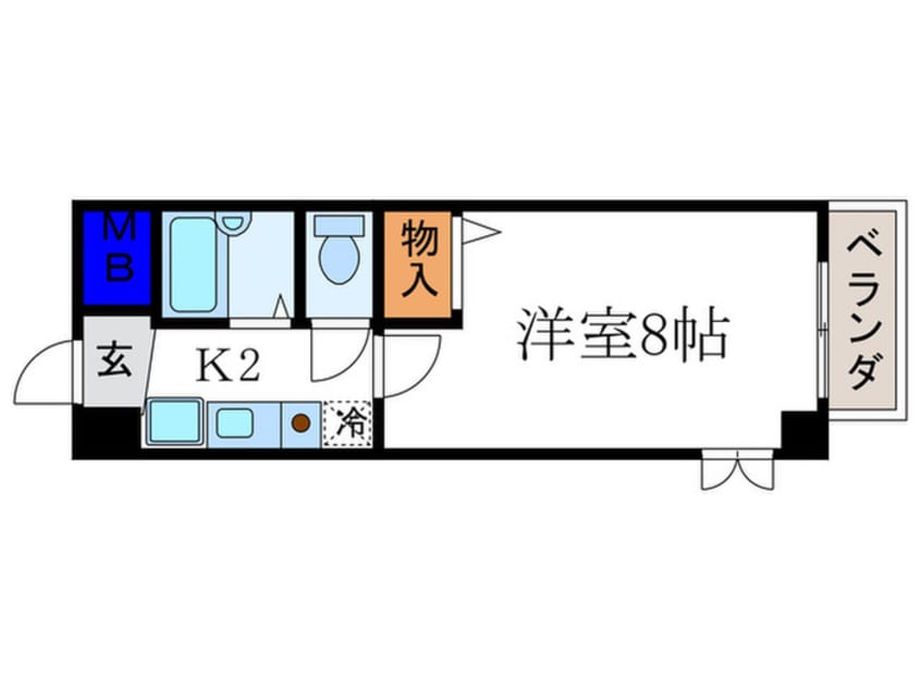 間取図 北白川モ－リシャス
