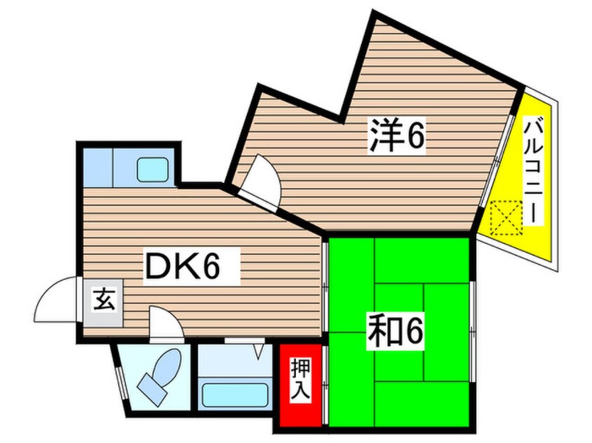 間取図 リバ－サイド箕面