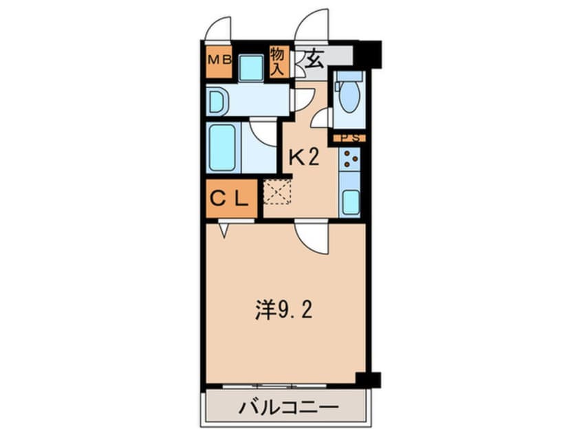 間取図 クレア・ド・ル－ン伊丹