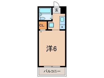 間取図 コスモメイト鈴蘭西