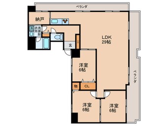 間取図 ウエストリヴィエール