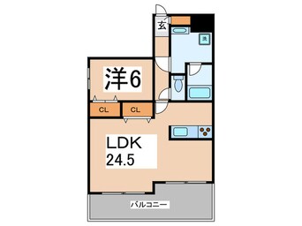 間取図 ウエストリヴィエール
