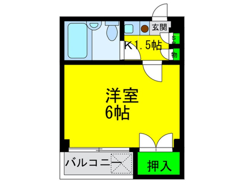 間取図 ハマサキマンション