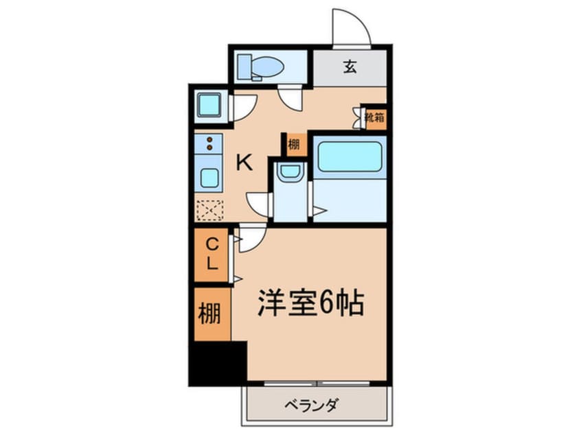 間取図 ﾚｼﾞｭｰﾙｱｯｼｭ梅田AXIA(801)