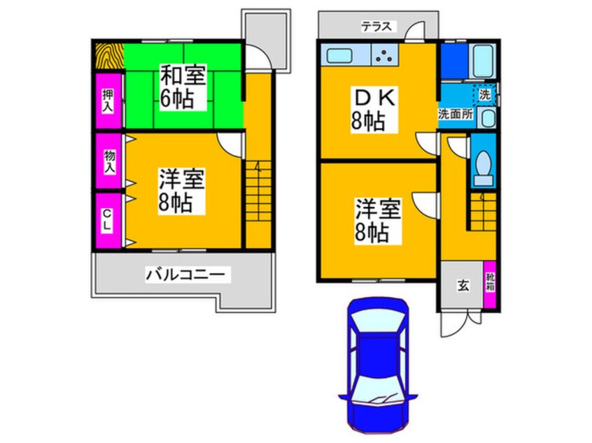 間取図 八田北町戸建