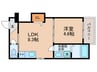 仮)F asecia lani 1LDKの間取り