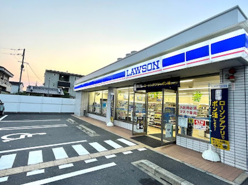 ローソン東大阪花園桜通店(コンビニ)まで300m 仮)F asecia lani