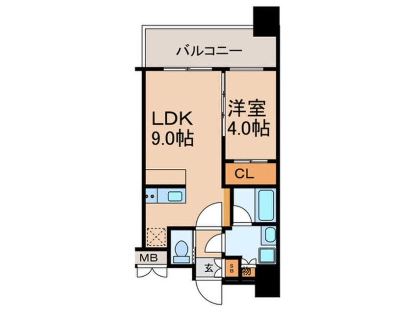 間取図 プレジオ緑地公園