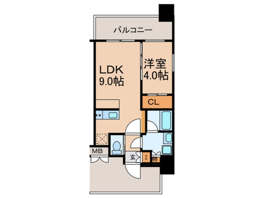 間取図 プレジオ緑地公園